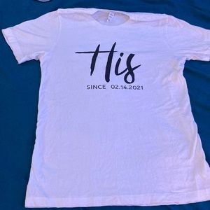 HIS valentines shirt 2021